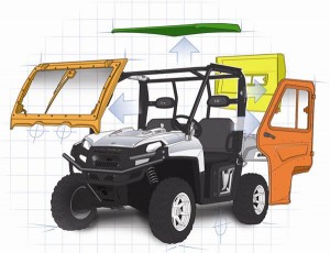 Modular Rapid-Convertible System (RCS) for Polaris Ranger