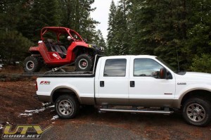 Truck with UTV Rack and Polaris RZR Truck with UTV Rack and Polaris RZR