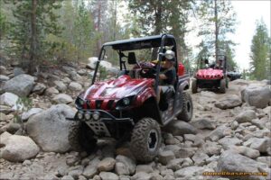 Yamaha Rhino on the Dusy Ershim Trail