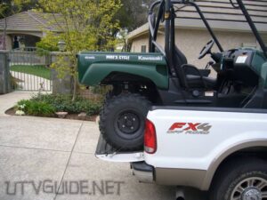 Kawasaki Teryx in a Ford F250 Shortbed Kawasaki Teryx in a Ford F250 Shortbed