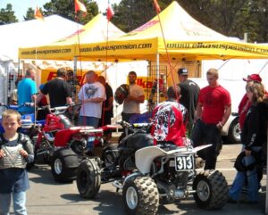 Elka's booth at the 2009 Dune Fest