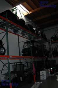 DSC_0060 Vehicles go 3 high to the ceiling