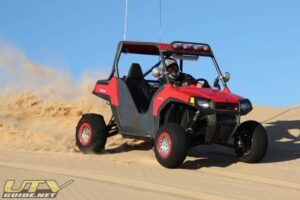 Todd frequently visits the Imperial Sand Dunes in his Polaris RZR