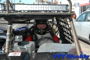 Reid Nordin behind the wheel Reid Nordin behind the wheel