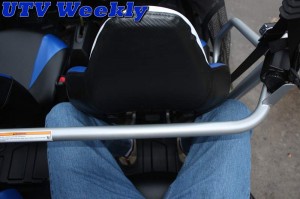 Polaris RZR 4 - Back seat legroom for a 6' 1" passenger Polaris RZR 4 - Back seat legroom for a 6' 1" passenger