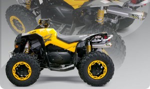 Can-Am Renegade 800R slip-on exhaust system 