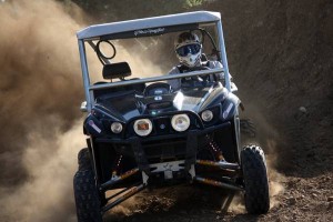 Jeff Stambaugh in his Yamaha Rhino