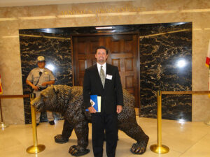 Tony Pellegrino, owner of GenRight Off-Road at the state capitol