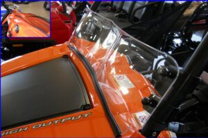"Cooter Brown" RZR Half Windshield