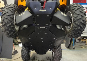 FactoryUTV-Commander-FullSkids Can-Am Commander 5 piece UHMW Protection System