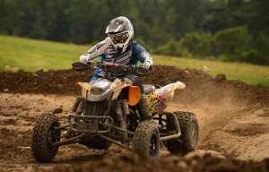 With a 2-1 moto scorecard, Travis Moore (BCS Performance / Wide Open Racing / Can-Am DS 450 racer won the NEATV-MX Pro class at round six in New York
