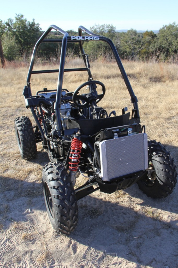 Without skins, the Sportsman Ace shows off it's structural strength and simplicity.