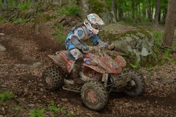 Angel Knox earned her third win of the season in the WXC class while racing her Honda outfitted with ITP Holeshot GNCC tires.