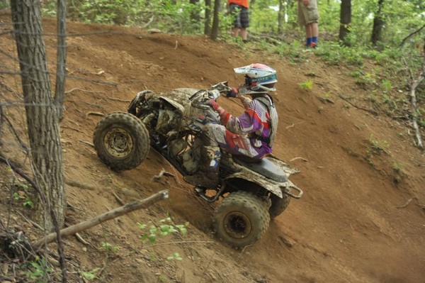 Schoolboy A/B (13-15) class racer Westley Wolfe (Greg's ATV / ITP) finished second overall in his class and on the 10 a.m. session overall podium using ITP tires on his ATV.